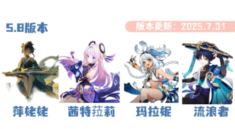 原神5.8卡池角色 原神5.8卡池开启时间【详细指南】