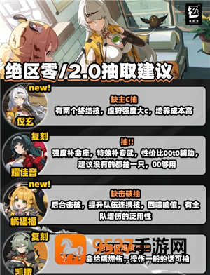 绝区零2.0什么时候结束 绝区零2.0抽取建议 绝区零2.0什么时候结束 绝区零2.0抽取建议