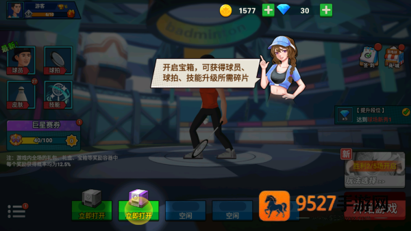激情羽毛球游戏