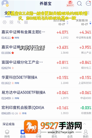 养基宝怎么看当日涨跌 养基宝看当日涨跌方法