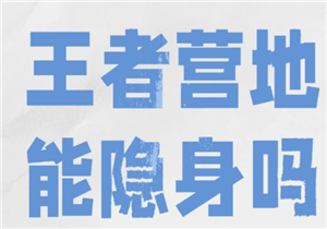 王者营地怎么隐身在线 王者营地怎么隐身访问【分享】