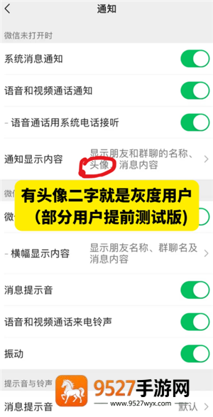微信通知显示头像怎么设置 微信通知显示头像设置方法