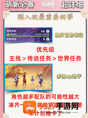 原神新手入门攻略 原神新手角色培养