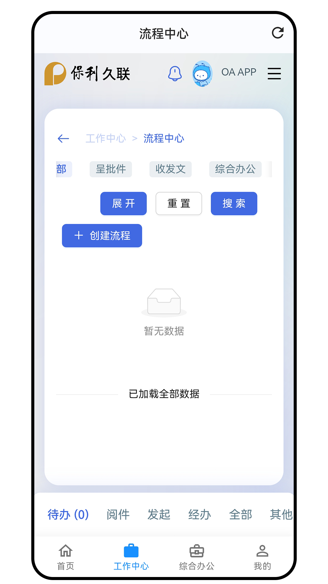 中轻协同办公