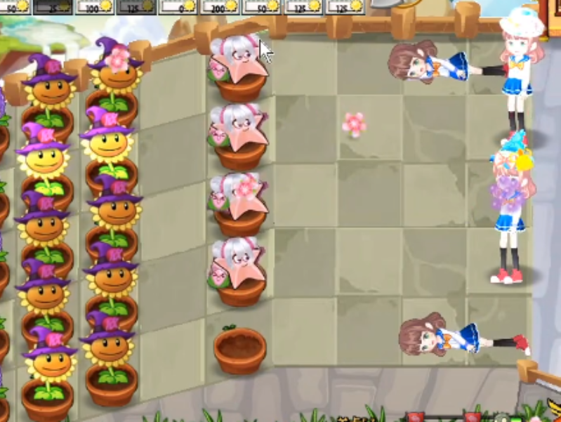植物大战僵尸美人计版