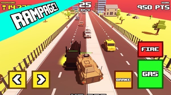 疯狂之路坦克横冲直撞（Crazy Road: Tank Rampage）