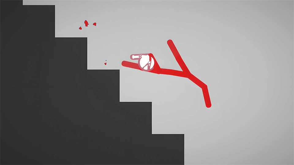 秋季红色火柴人布娃娃(Stickman Fall)