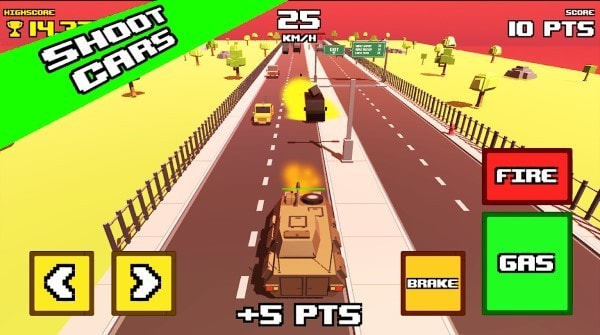 疯狂之路坦克横冲直撞（Crazy Road: Tank Rampage）