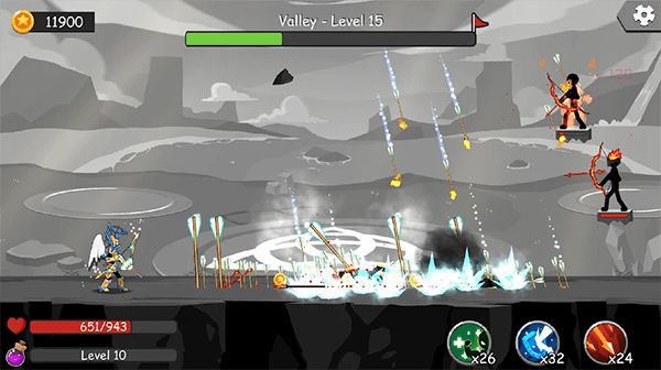 火柴人战斗弓箭手生存(Archer Survival)