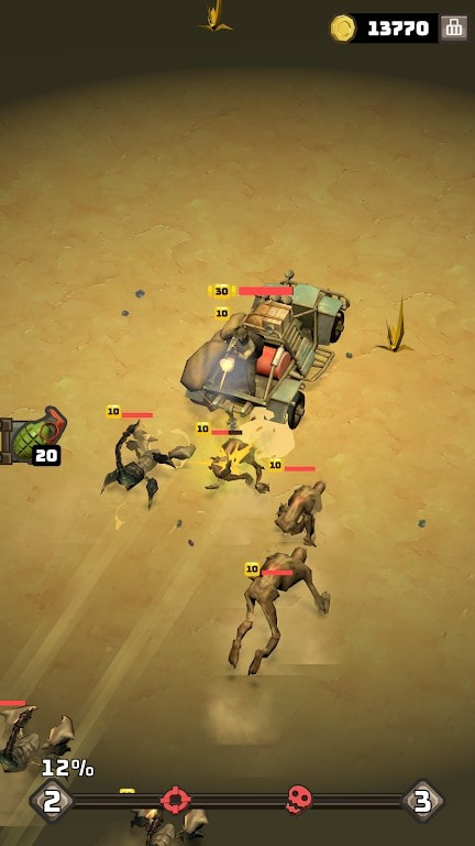 荒地战斗追逐(Wasteland Battle Chase)