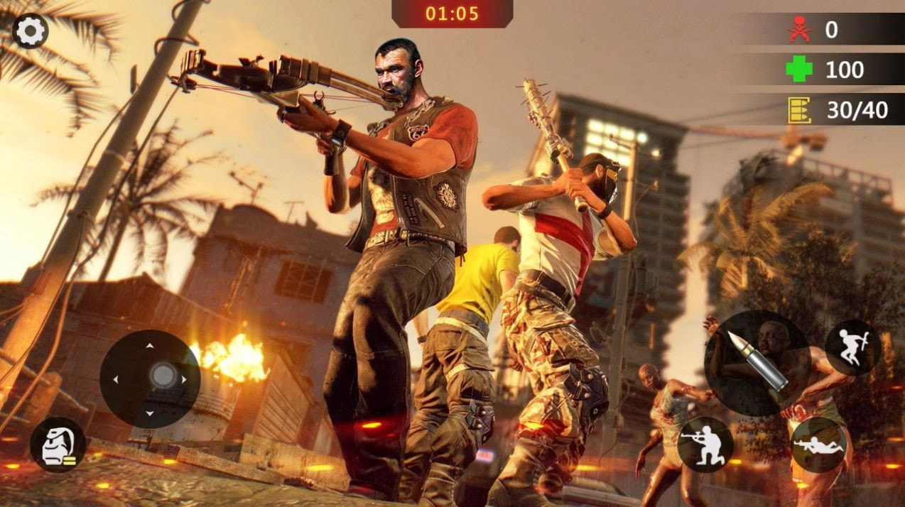 死亡之怒僵尸3D射手Zombie Shooting