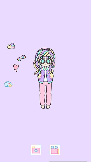 粉彩女孩