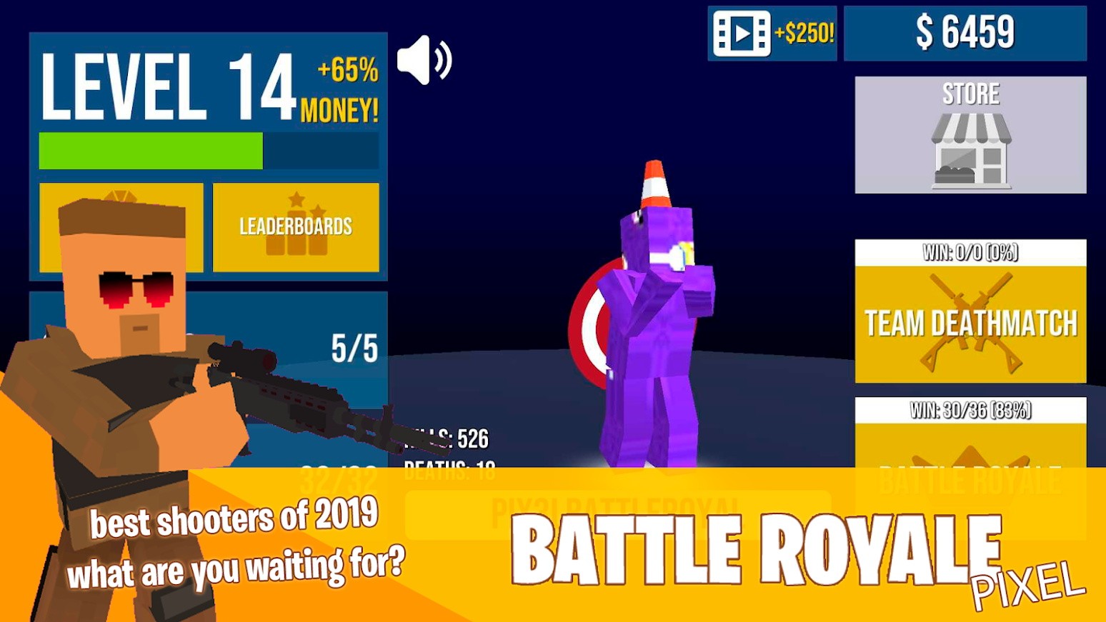 像素射击方块枪战Battle Royale