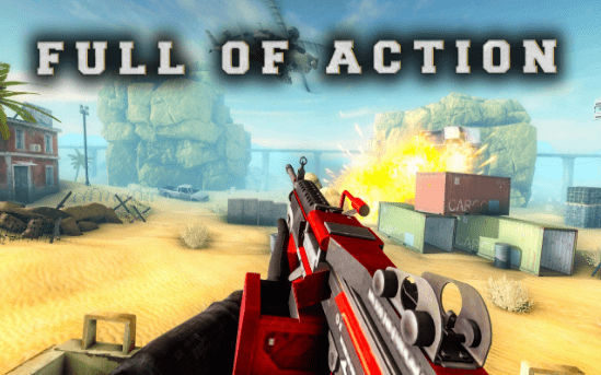 荒漠枪手射击Desert Gunner Battlefield Machine Gun Game