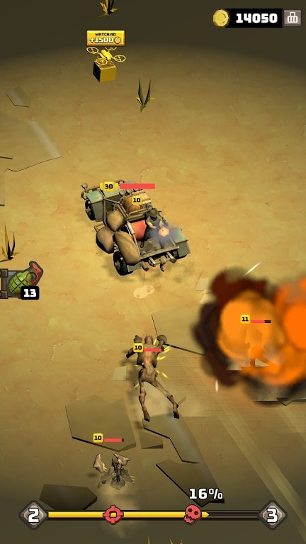 荒地战斗追逐(Wasteland Battle Chase)