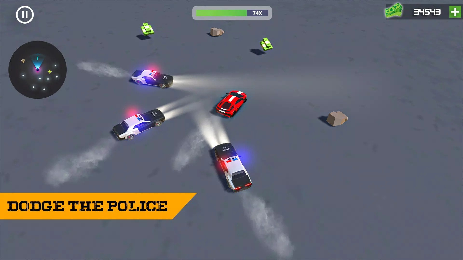 Dodge Police Car escape: Dodging Car Games free