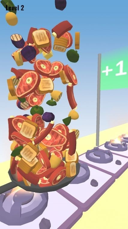 美食颠勺跑（Food Flip 3D）