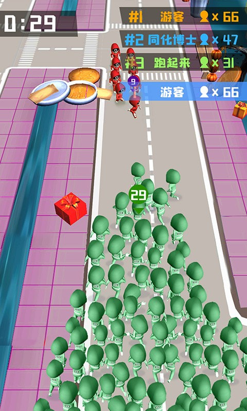拥挤的都市