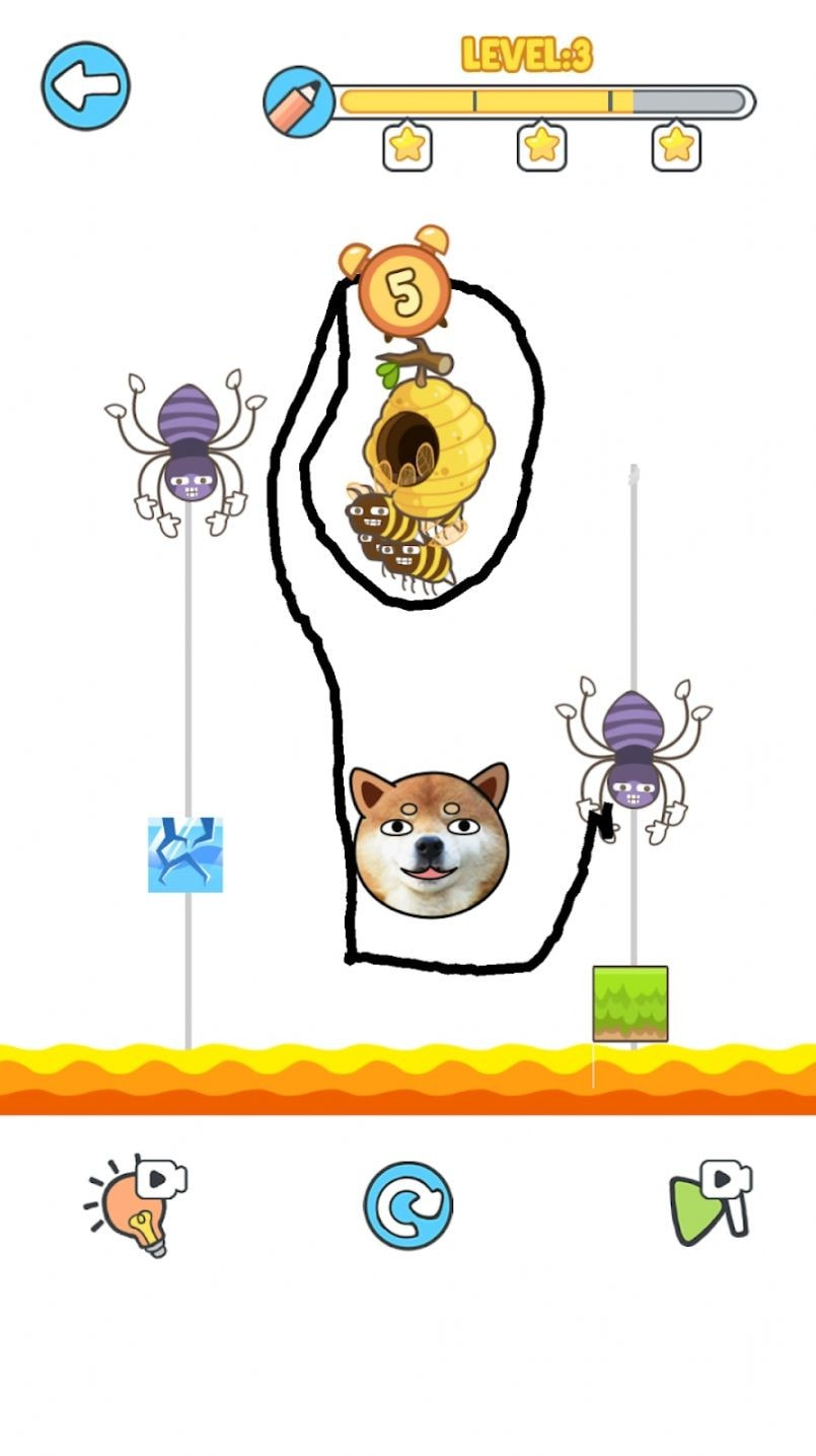 狗狗英雄绘画救援(Doge Hero: Draw to Save)