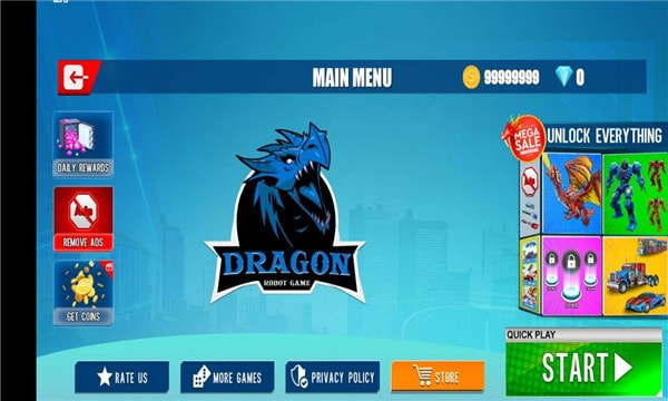 龙机器人方程式赛车(Dragon Robot Formula Car Game)