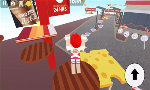 汉堡店制作冲刺(Parkour on burger restaurant)