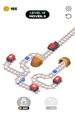 火车铁轨排序挑战(Train Sort Puzzle)