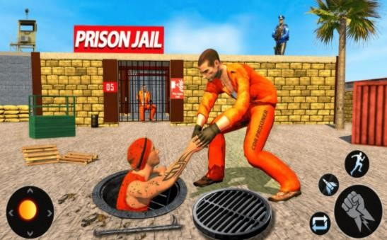US Police Grand Jail break Prison Escape Games