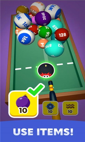 合并桌球融合挑战(Merge Shooter3D2048Game)