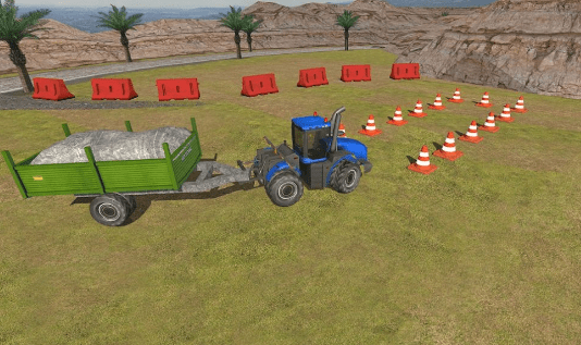 货物拖拉机手推车(Cargo Tractor Trolley Game)
