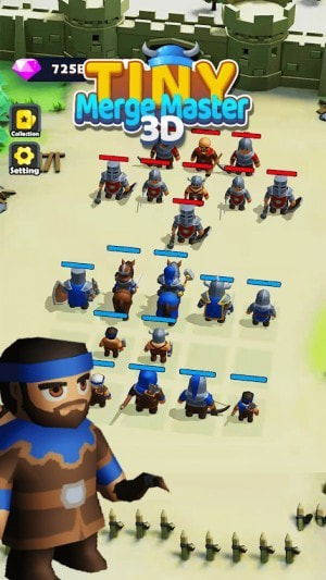 合成小兵兵(Tiny Merge Master 3D)