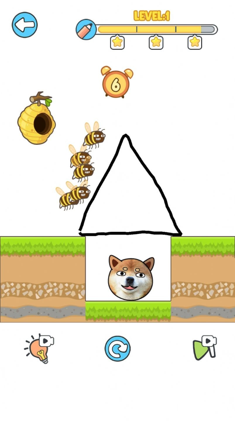 狗狗英雄绘画救援(Doge Hero: Draw to Save)
