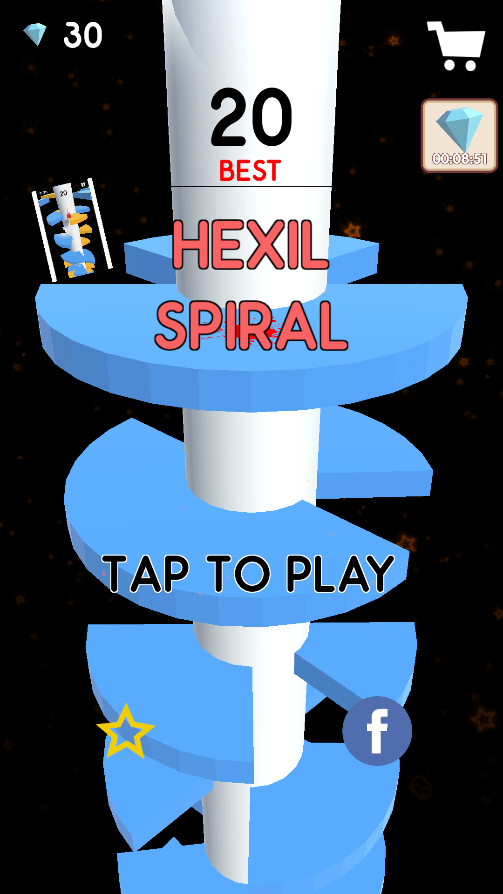 色块跳跃Helix Jump