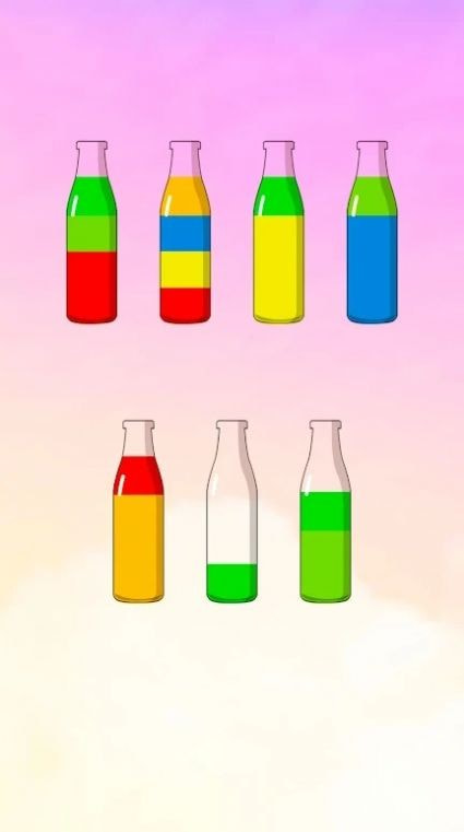 水瓶颜色搭配Color Water Sort