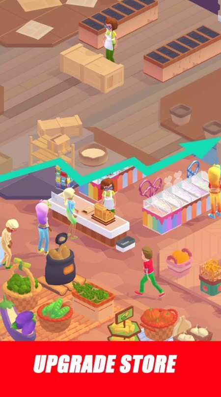 超市大亨闲置商店（idle supermarket tycoon  shop）