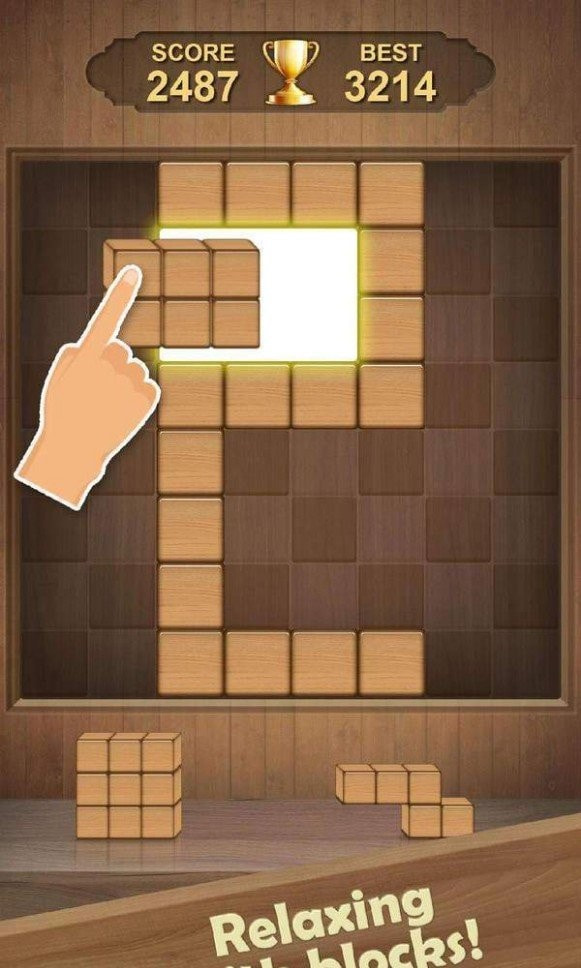 木块拼图挑战游戏(Wood Block Puzzle)