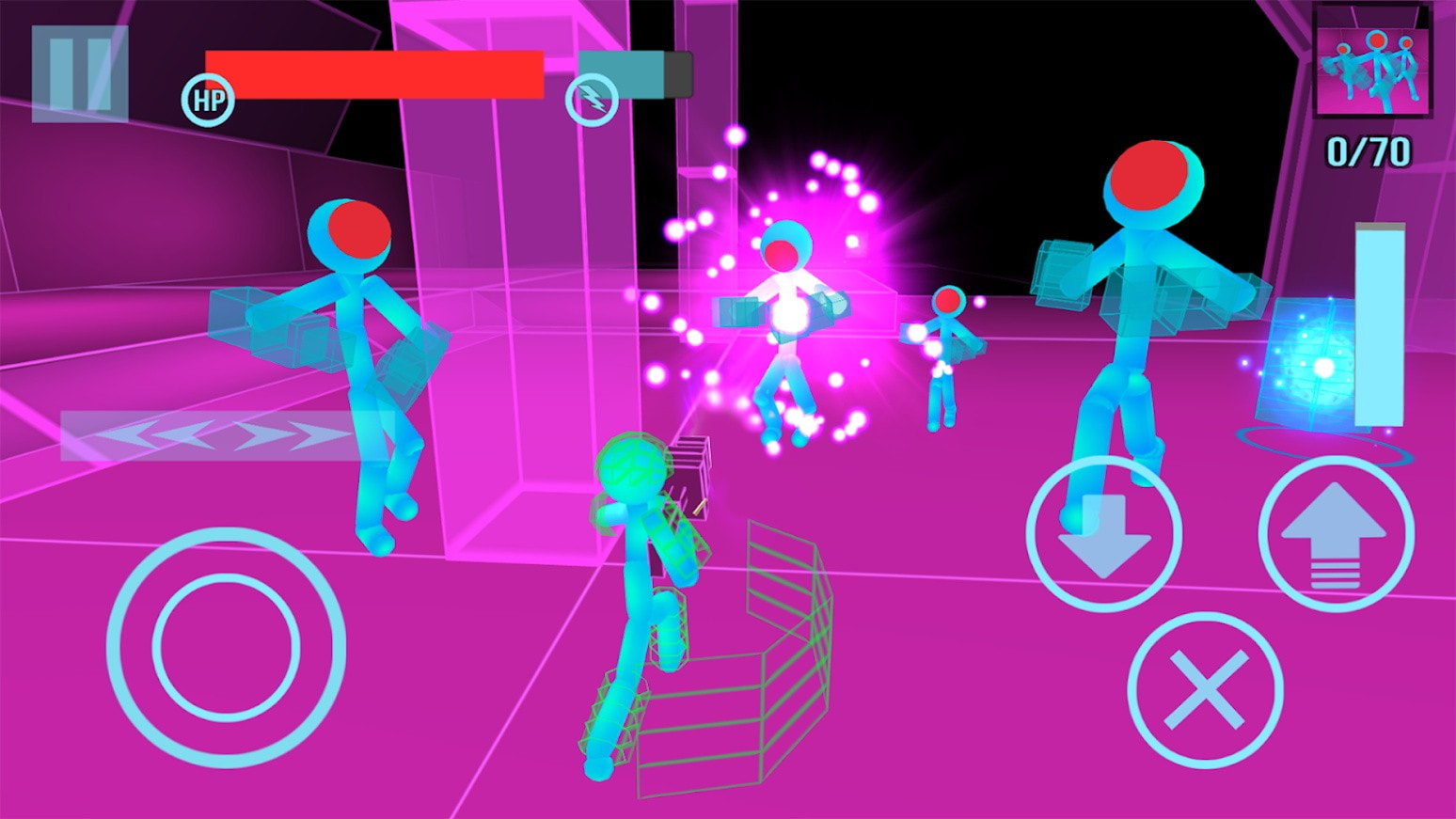 火柴人科技战争Stickman Neon Gun Warriors