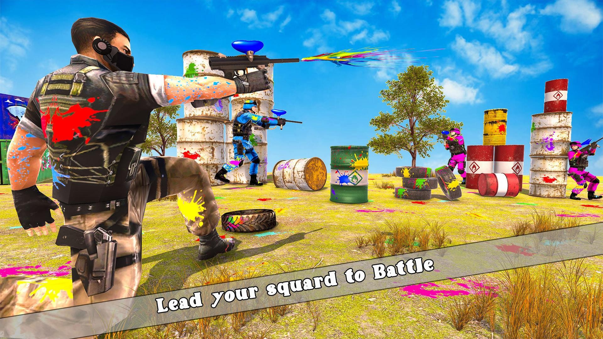 彩弹射击战斗模拟器(Arena Paintball Battle)