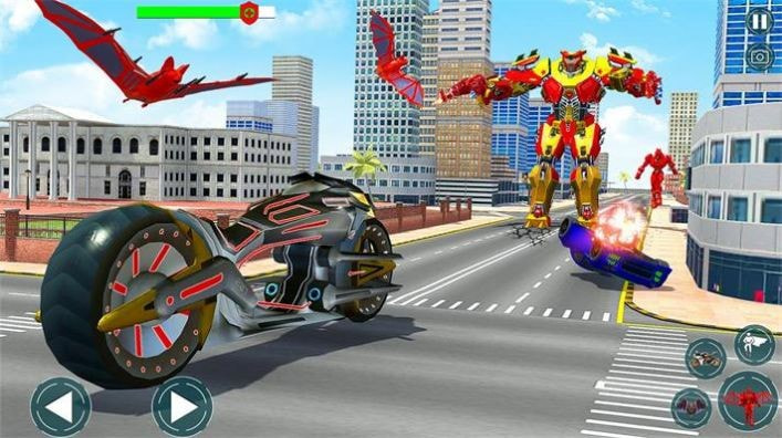 蝙蝠机器人超级英雄(Real Bat Robot Man Robot Game)