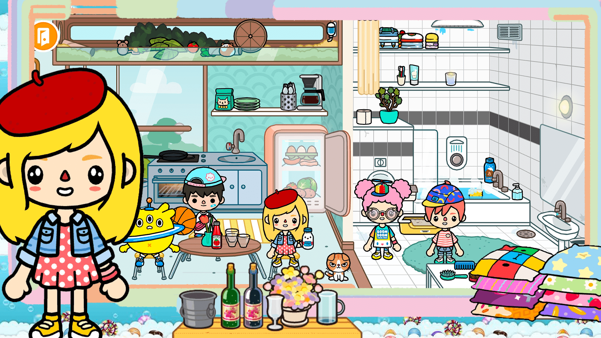 托卡小镇家庭屋