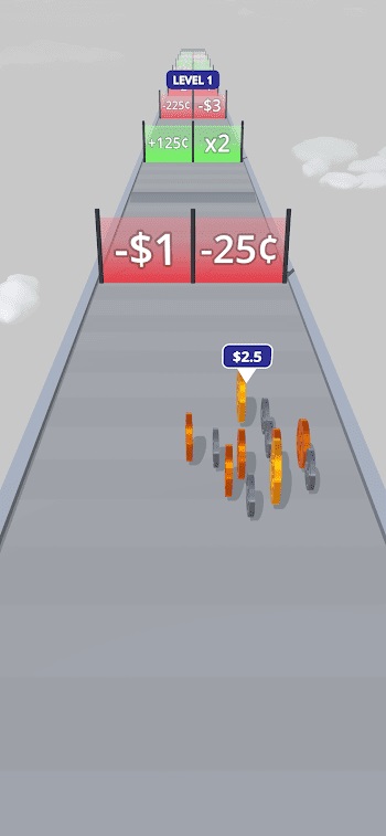 硬币乘法跑无限金币