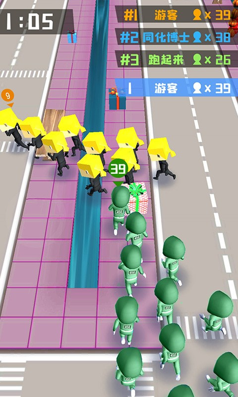 拥挤的都市