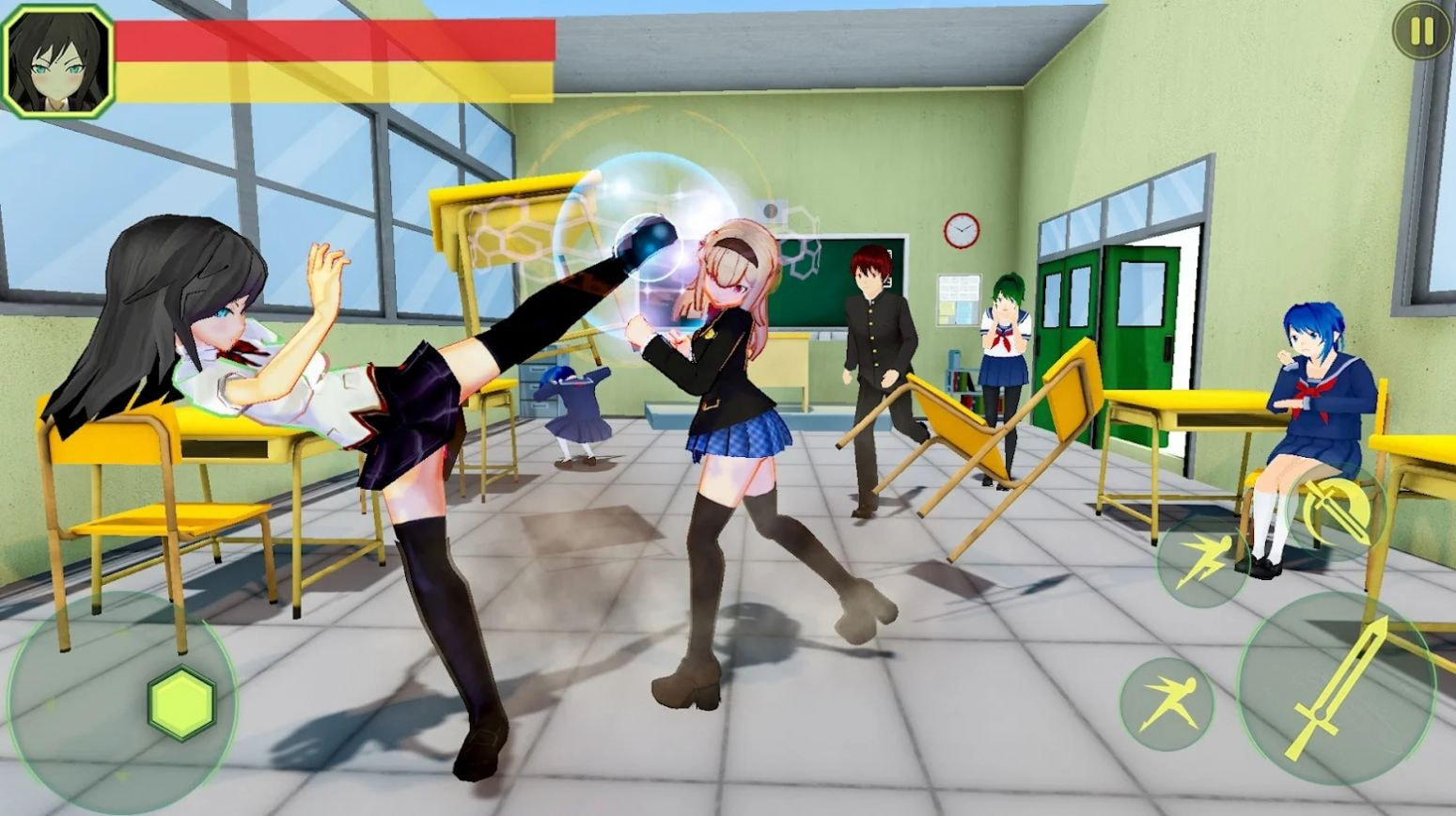动漫高中女生斗士(Anime High School Girl)