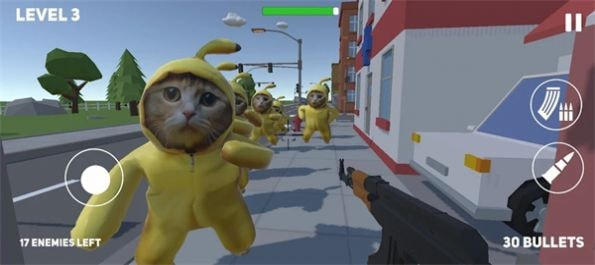 快乐香蕉猫射手攻击（Banana Cat Happy Shooter）