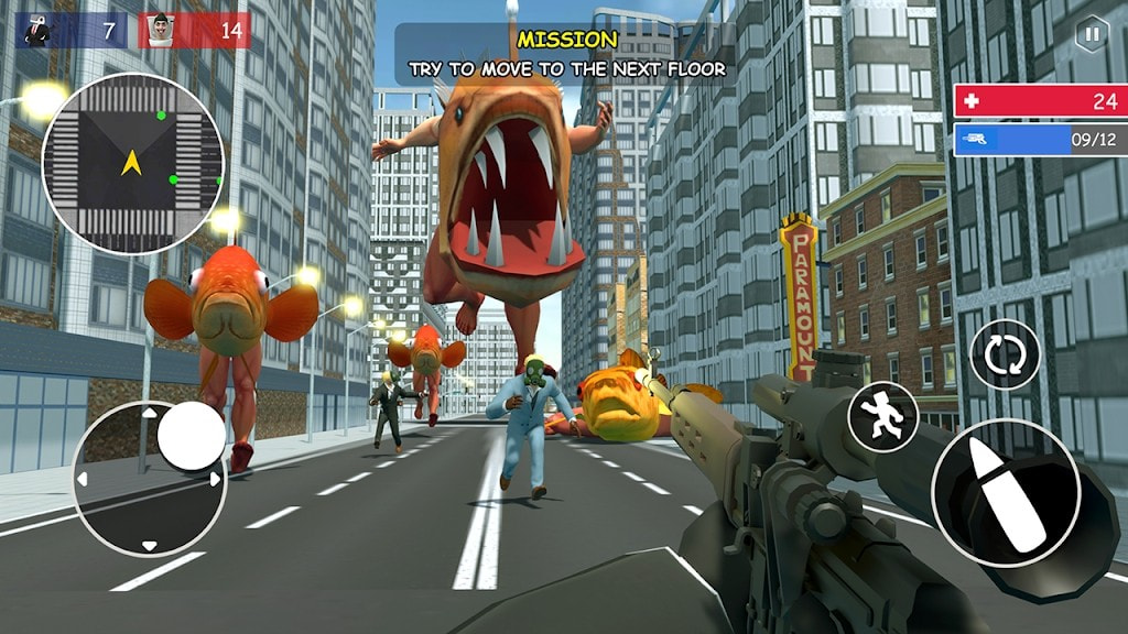 深海鱼战场(The Fish Shooter: FPS Survival)