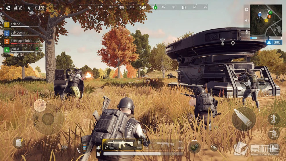 PUBG MOBILE蓝圈战争冲锋模式