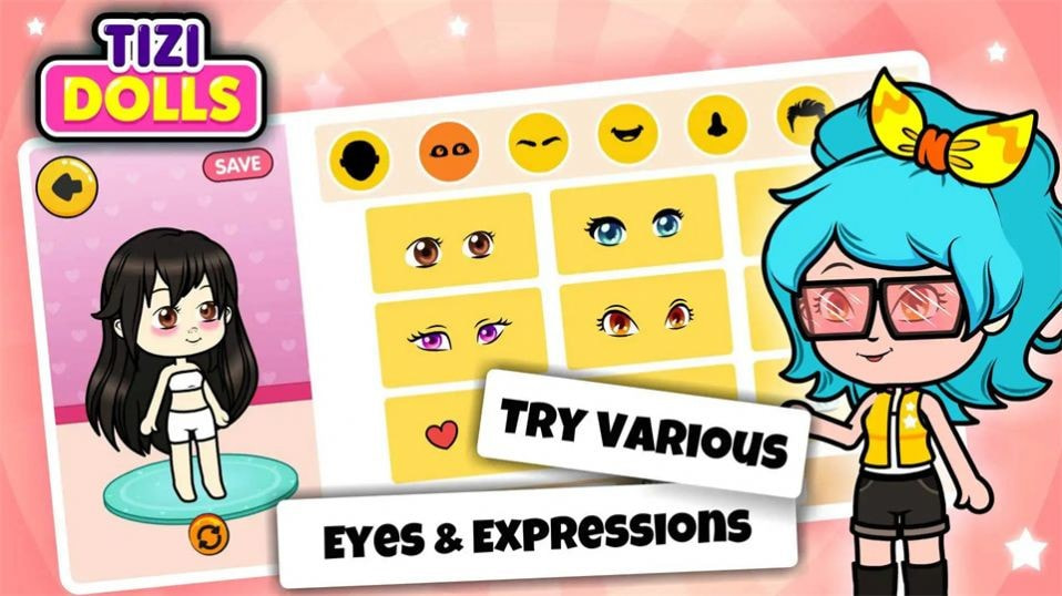 提兹小镇娃娃装扮(Tizi Town: Doll Dress Up Games)