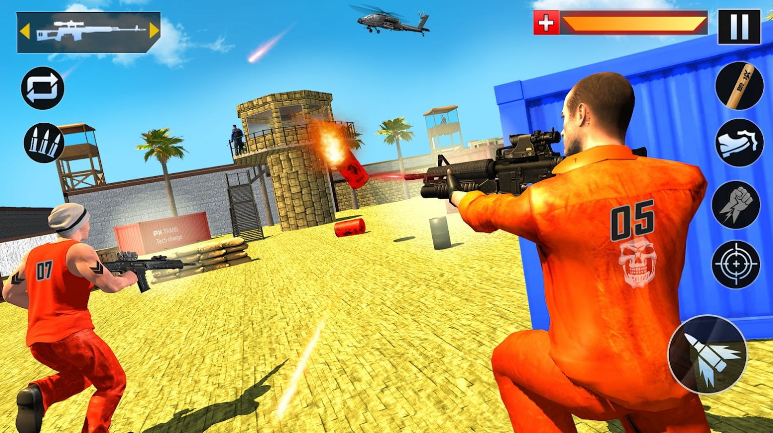 US Police Grand Jail break Prison Escape Games