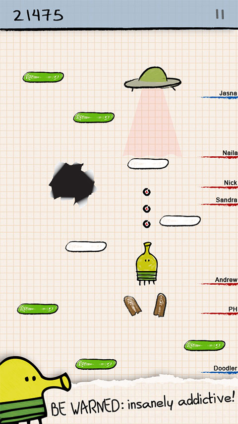 涂鸦跳跃(DoodleJump)