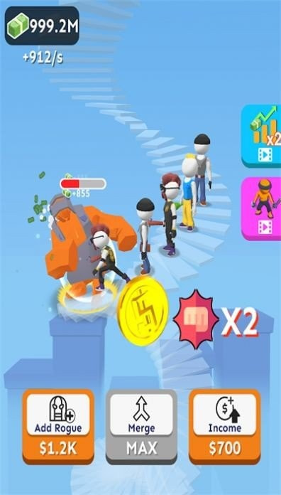 放置楼梯撞击者Idle Staircase Strikers