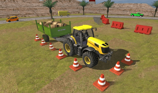 货物拖拉机手推车(Cargo Tractor Trolley Game)